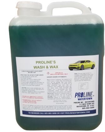 ProLine's Wash & Wax Detergent