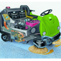 1404 Vacuum Industrial Sweeper by IPC Sold by Proline Watertown SD - Inside render