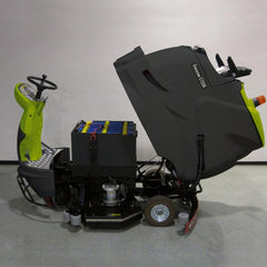 Side View Open of IPC Eagle CT230 Automatic Scrubber sold by Proline Watertown SD