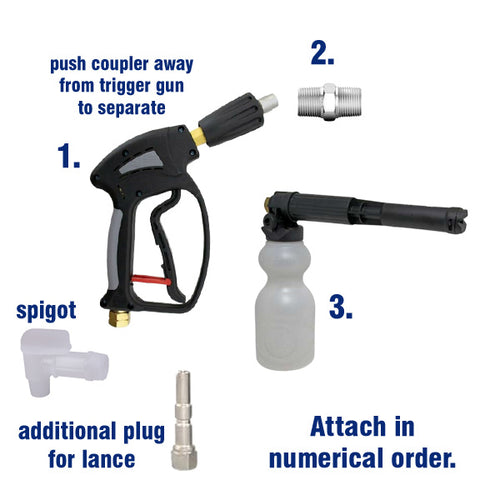 Pressure Washer Foam Gun, Wide Based