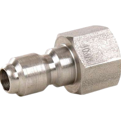 3/8" Quick Connect Plug FNPT Stainless Steel