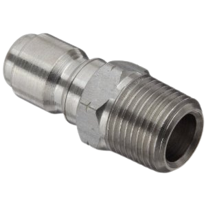 1/4" Quick Connect Plug MNPT Stainless Steel